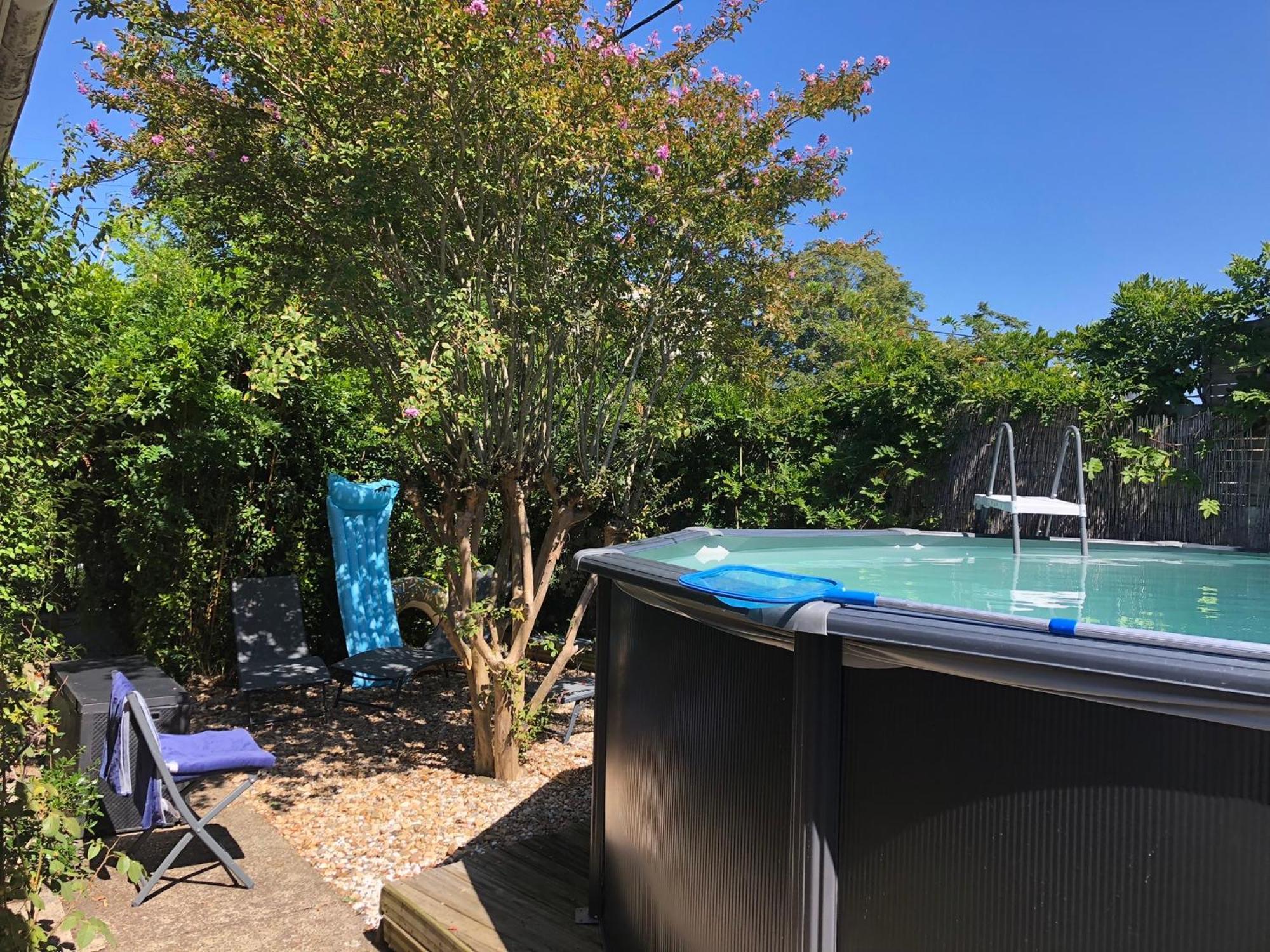 Maison A Arcachon Avec Piscine Hors-Sol Экстерьер фото